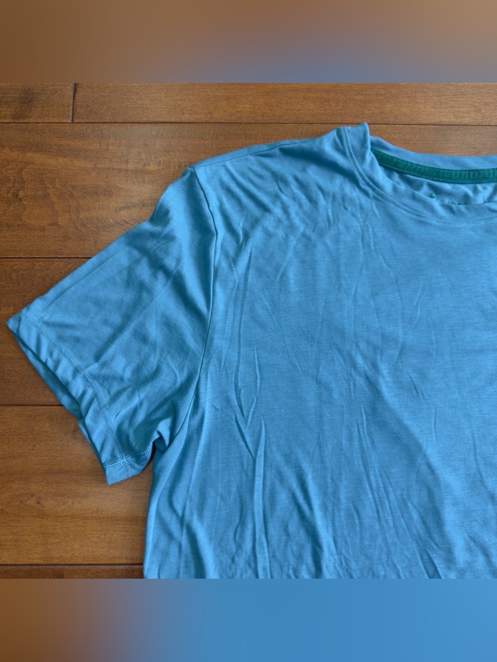 Cotopaxi teal short sleeve Paseo Travel tee with navy pocket size L - Picture 2 of 9